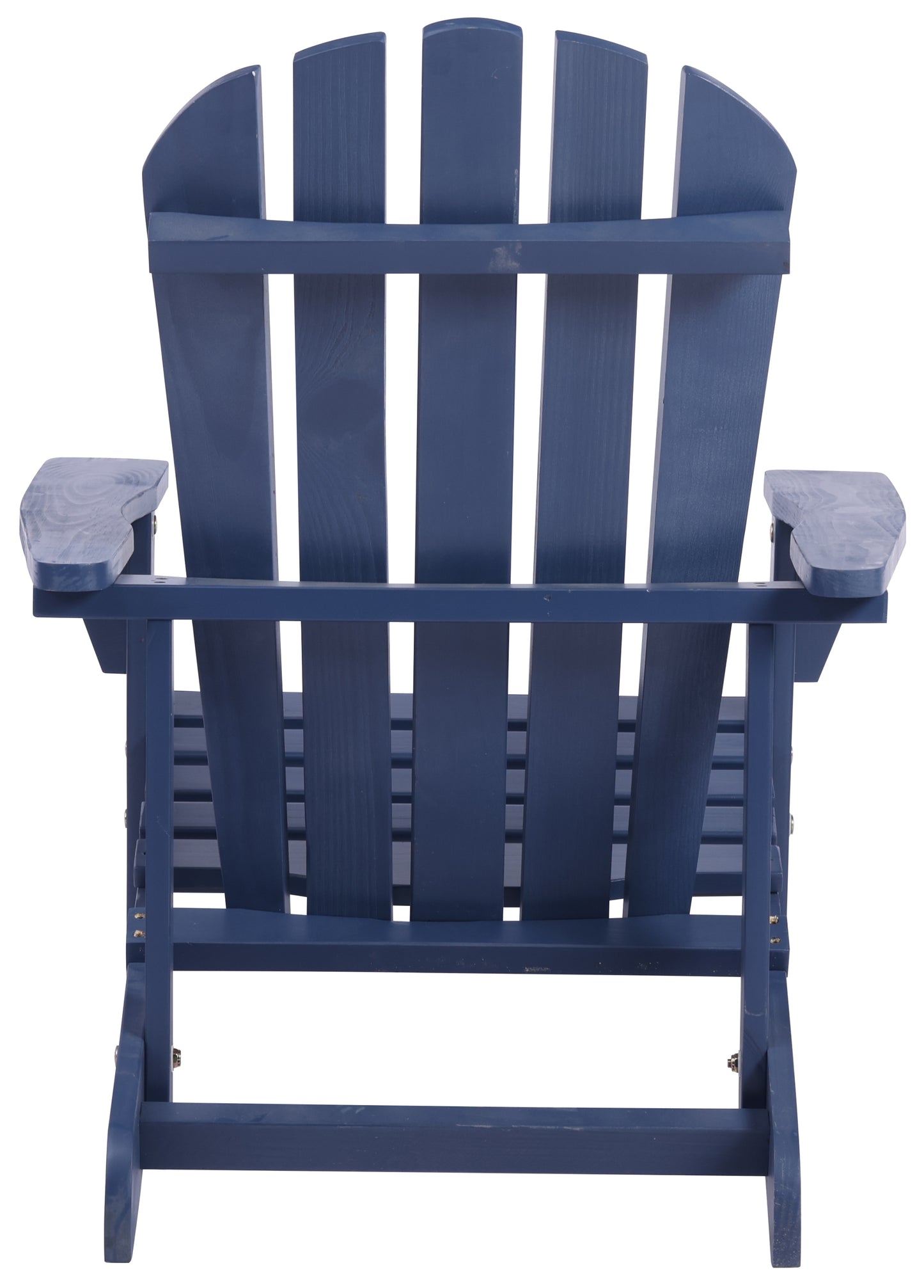 Adirondack Chair Solid Wood Outdoor Patio Furniture for Backyard, Garden, Lawn, Porch -Navy Blue